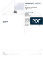 Simulation of Assembly K1 Static Analysis