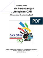 Technical Deskripsi-Mechanical Engineering CAD-LKS SMK Prov. Jateng Tahun 2021