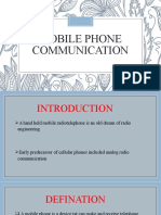 Mobile Phone Communication
