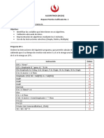 2018-1 Algoritmos Pc1 - Repaso - Sol