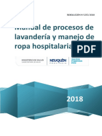 MSalud Neuquén Manual Lavandería y Manejo de Ropa Hospitalaria