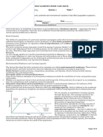 Categorize The Different Biotic Potential and Environment Resistance That Affect Population Explosion