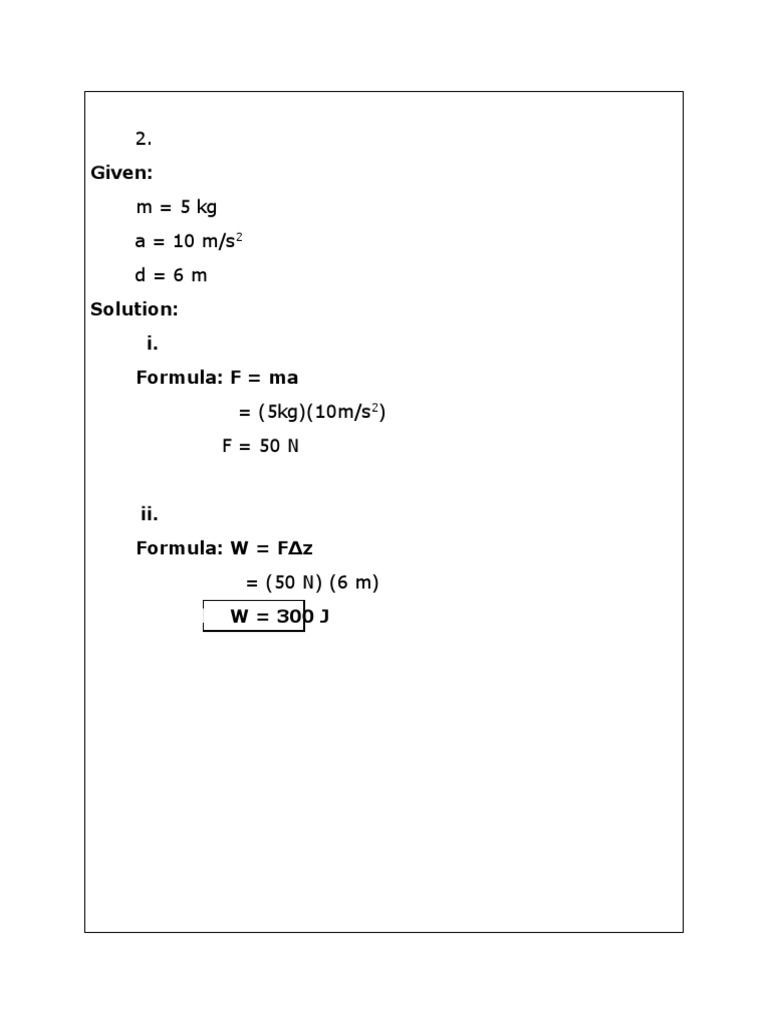 Given:: Formula: F Formula | PDF