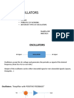 Oscillators: - Theory - Principle of Working - Different Types of Oscillators