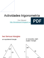 Actividades Trigonometría