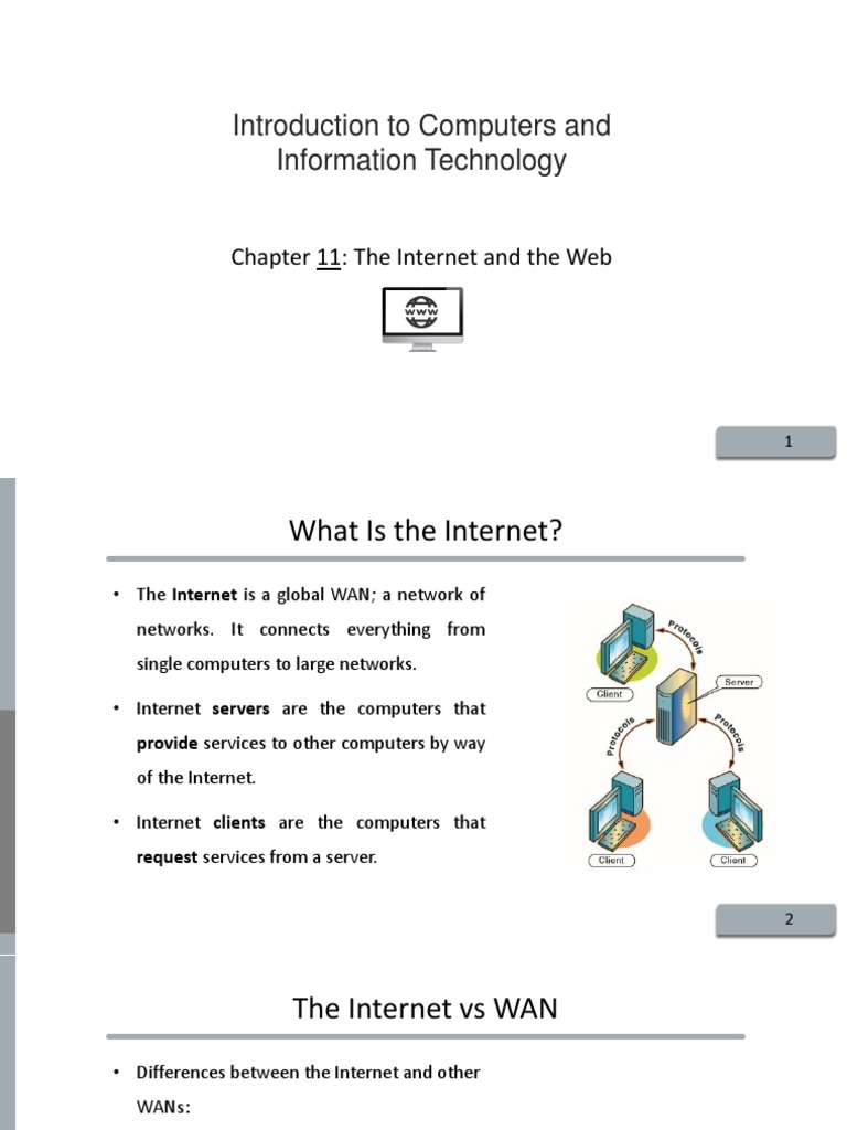Ch-11-The Internet and The Web | PDF | Hyperlink | World Wide Web