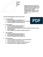 Format Laporan Posko Desa