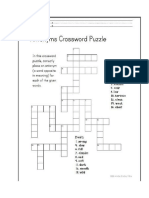 crossword challange