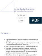 Recardian Equivalence