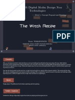 The Witch Recipe: DDM30005 Digital Media Design New Technologies