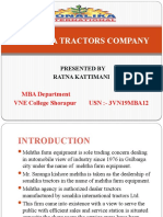 Sonalika Tractors Company SWOT Analysis