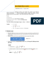 MATERI PELUANG (Faktorial, Permutasi, Kombinasi)