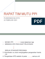 Rapat Tim Mutu Ppi Februari 2021