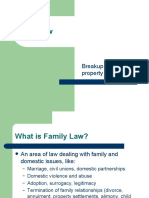 Family Law: Breakup of Marriage, Property and Custody