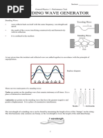 Wave Generator Worksheet