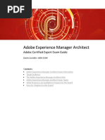 Adobe Experience Manager Architect: Adobe Certified Expert Exam Guide