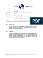 TCO7011 Syllabus LecturePlan