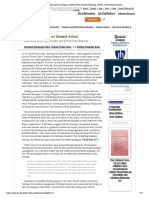 The Impact of Acting On Student Actors:: Boundary Blurring, Growth, and Emotional Distress