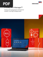 Primary Test Manager: Testing and Management Software For Medium-And High-Voltage Assets