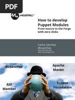 How To Develop Puppet Modules: From Source To The Forge With Zero Clicks