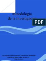 Metodología de La Investigación