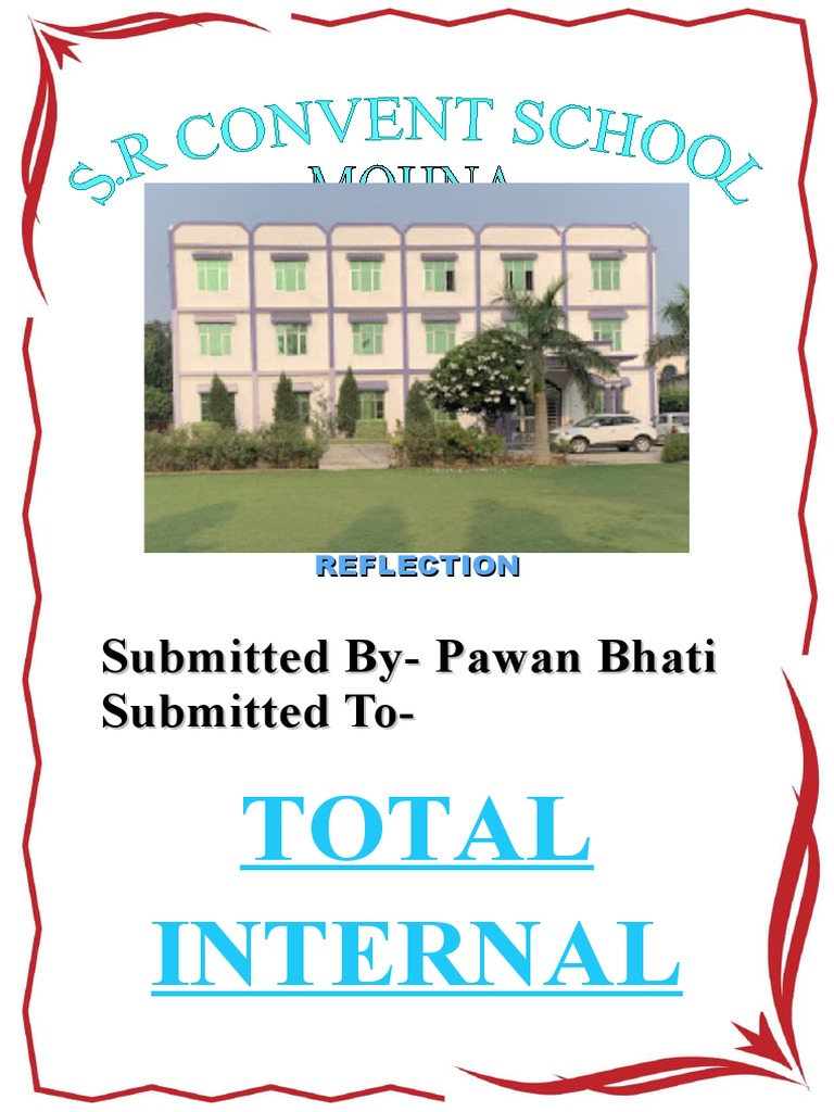 Total Internal Reflection Project Overview | PDF | Refraction ...