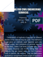 CE5 - Charging For Civil Engineering Services