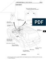 Layout of Main Components: Body Electrical - Multi-Display BE-101