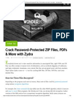 Crack Password-Protected ZIP Files, PDFs & More With Zydra