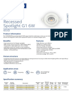 Recessed Spotlight G1 6W: Product Information