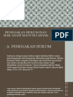 Penegakan Hukum Dan HAM