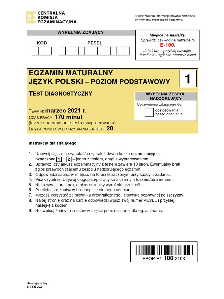 Nowa Era Matura Próbna 2020 Arkusze Pdf