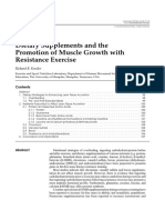 Dietary Supplements and The Promotion of Muscle Growth With RE