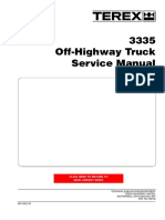 3335 Off-Highway Truck Service Manual: Click Here For Table of