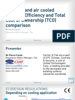 Water and Air Cooled: Chillers: Efficiency and Total Cost of Ownership (TCO) Comparison