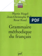 Grammaire Methodique Du Francais