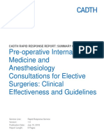 RB1236 Pre-operative Internal Medicine and Anesthesiology Consultations for Elective Surgeries Final