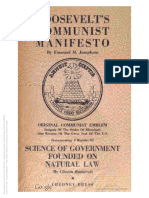 Roosevelts, America, Communism - Roosevelts Communist Manifesto - Emanuel M. Josephson