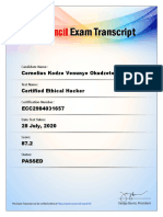 ECC ExamTranscript