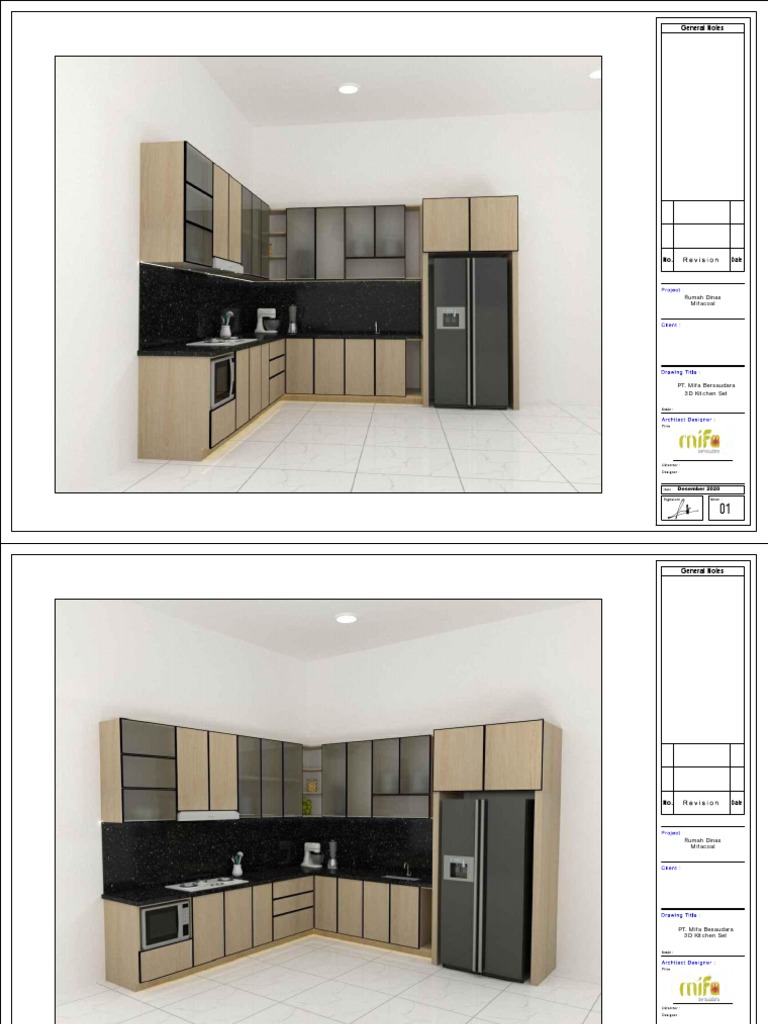 3D Kitchen Set General Notes Document | PDF | Art
