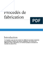 4- Fabrication Des Pieces Brutes
