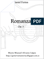 Fortea D. Romanza en Si Menor Op. 7