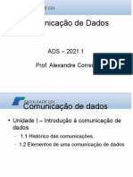 Comunicação de Dados - Aula de 20200215