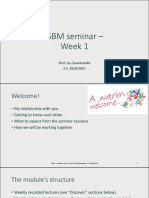 GBM W1 Seminar