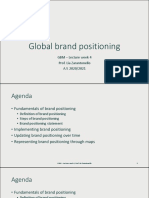Global Brand Positioning: GBM - Lecture Week 4 Prof. Lia Zarantonello A.Y. 2020/2021