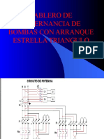 Tablero de Alternancia de Bombas Con Arranque Estrella Triangulo