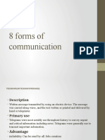 8 Forms of Communication 2