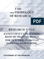 MSIT 602: Methodology of Research