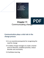 Chapter 11 - HRM784 - Communicating Change - Compatibility Mode