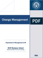 Course Outline - Change Management - MBA - Dr. Gulen Hashmi